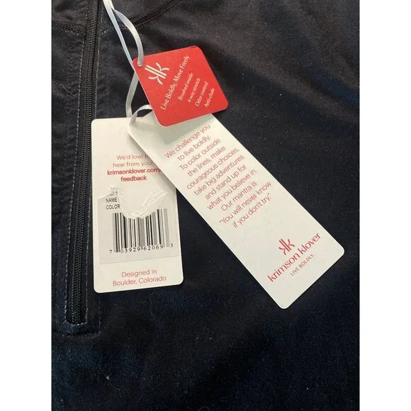 NWT Krimson Klover Women's XL Powder Days Baselayer Top Black MSRP$129 - Picture 7 of 16